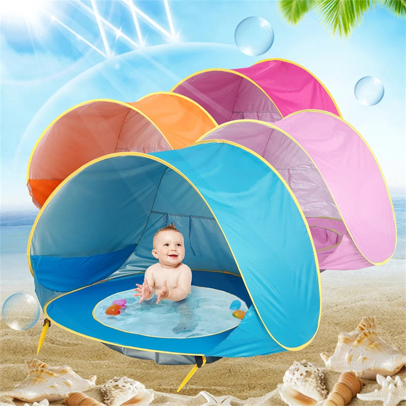 Ultimate Baby Beach Tent: Portable UV Protection Sun Shelter for Fun Outdoor Play and Swimming